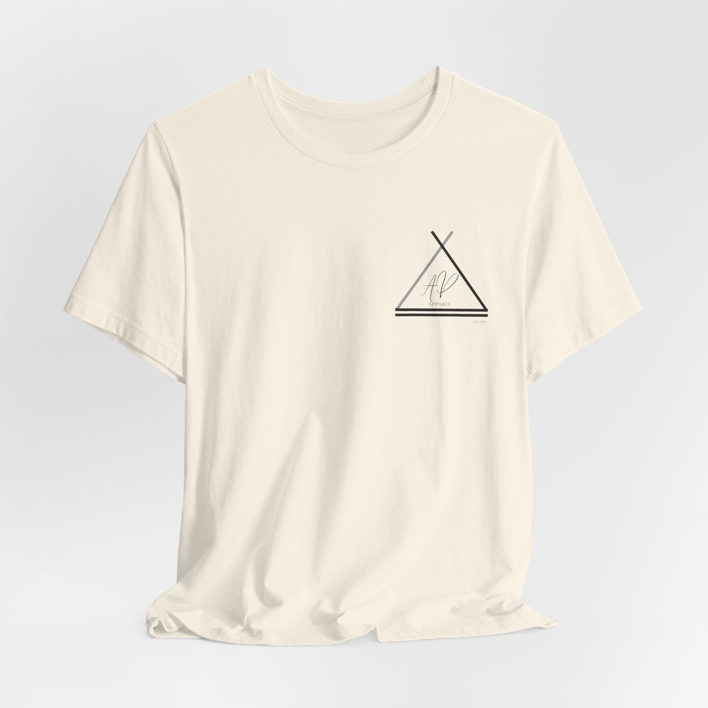 Minimalist Tee — Triangle Logo Graphic T-Shirt