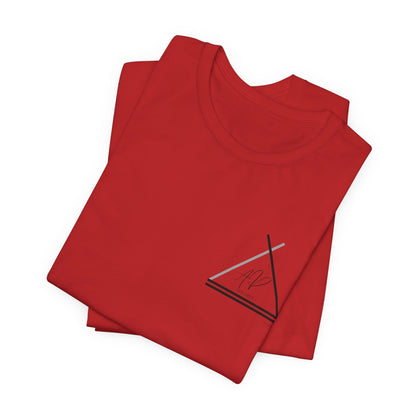 Minimalist Tee — Triangle Logo Graphic T-Shirt