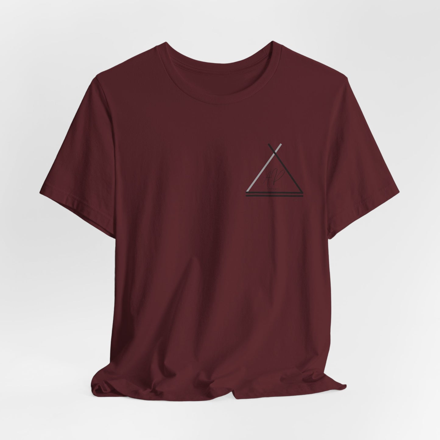 Minimalist Tee — Triangle Logo Graphic T-Shirt