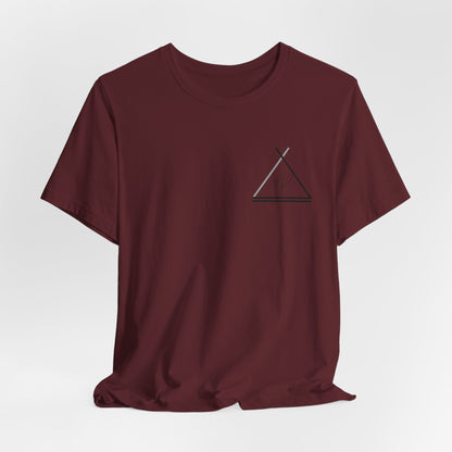 Minimalist Tee — Triangle Logo Graphic T-Shirt