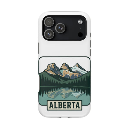 Alberta Mountain Lake Phone Case — Magnetic Impact-Resistant Protective Cover
