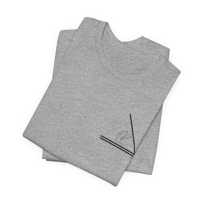 Minimalist Tee — Triangle Logo Graphic T-Shirt