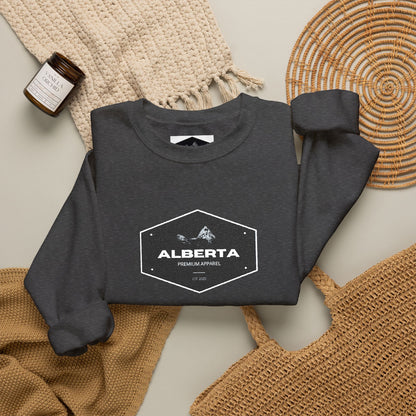 Alberta Premium Mountain Crewneck Sweatshirt