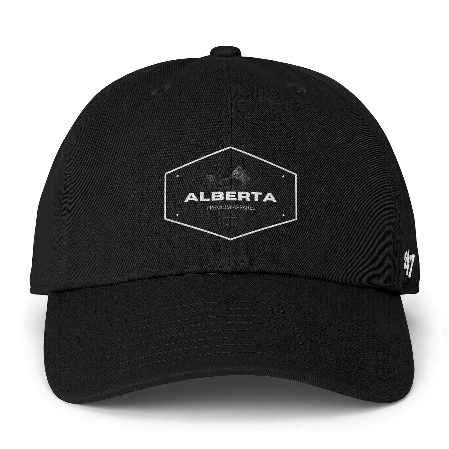 Alberta Hex Patch Cap — Minimalist Alberta Baseball Hat