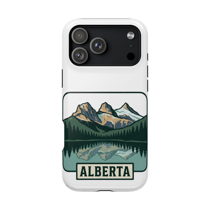 Alberta Mountain Lake Phone Case — Magnetic Impact-Resistant Protective Cover