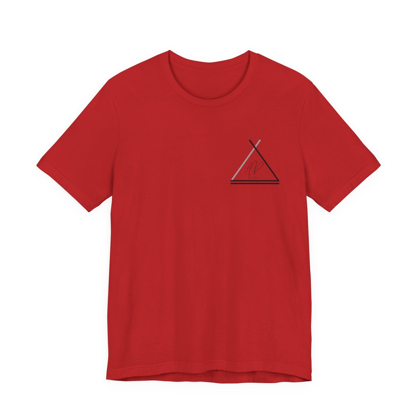 Minimalist Tee — Triangle Logo Graphic T-Shirt
