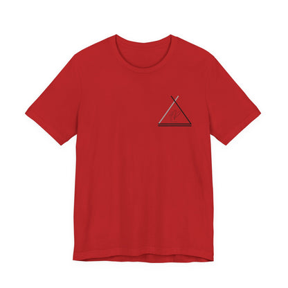 Minimalist Tee — Triangle Logo Graphic T-Shirt
