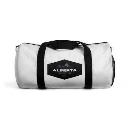 Classic White Duffel Bag — Spacious Travel & Gym Carryall