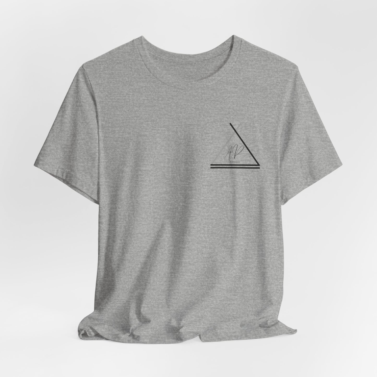 Minimalist Tee — Triangle Logo Graphic T-Shirt