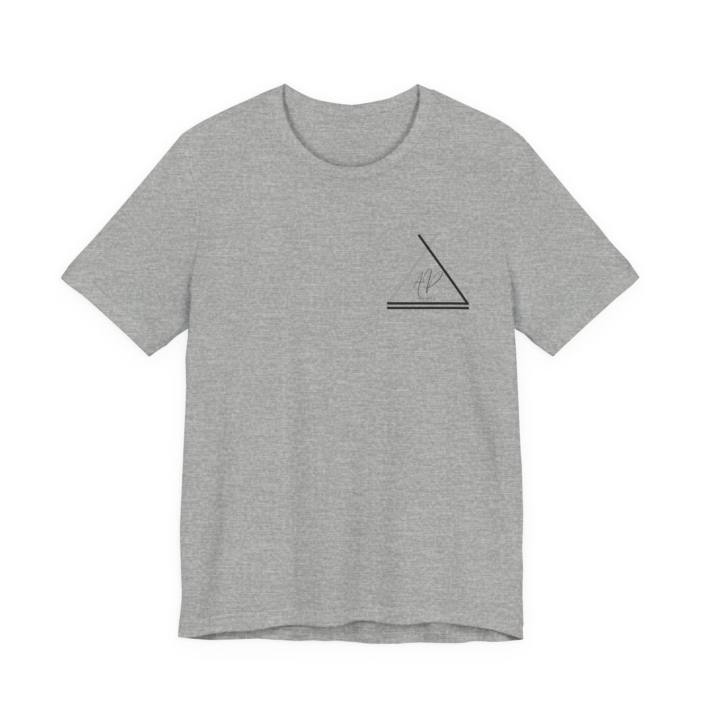 Minimalist Tee — Triangle Logo Graphic T-Shirt