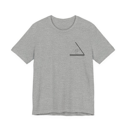 Minimalist Tee — Triangle Logo Graphic T-Shirt