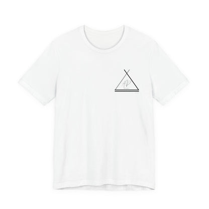 Minimalist Tee — Triangle Logo Graphic T-Shirt