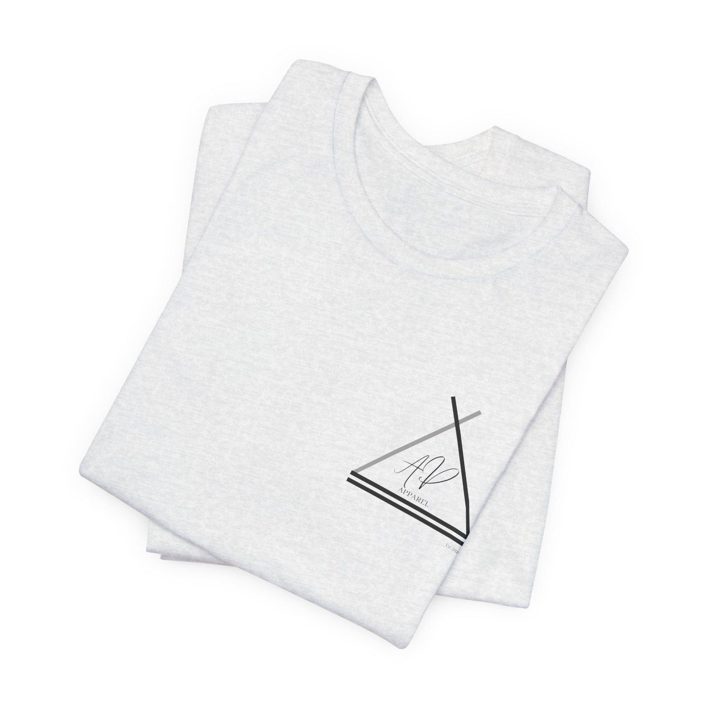 Minimalist Tee — Triangle Logo Graphic T-Shirt