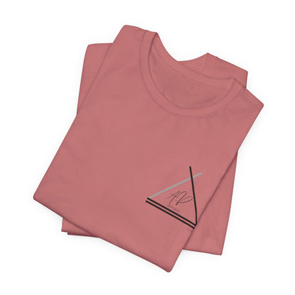 Minimalist Tee — Triangle Logo Graphic T-Shirt