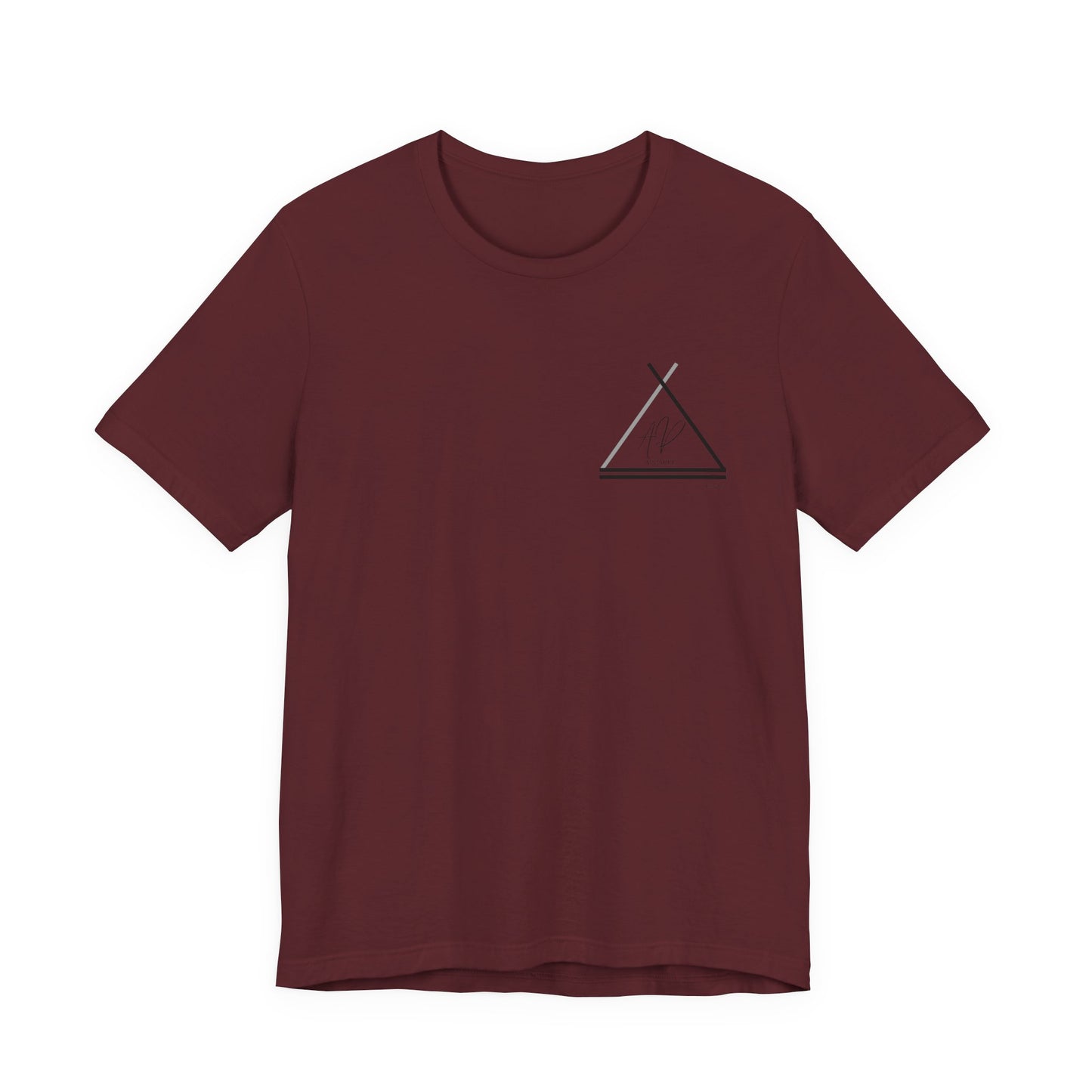 Minimalist Tee — Triangle Logo Graphic T-Shirt