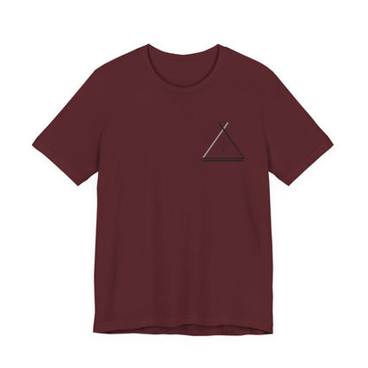 Minimalist Tee — Triangle Logo Graphic T-Shirt