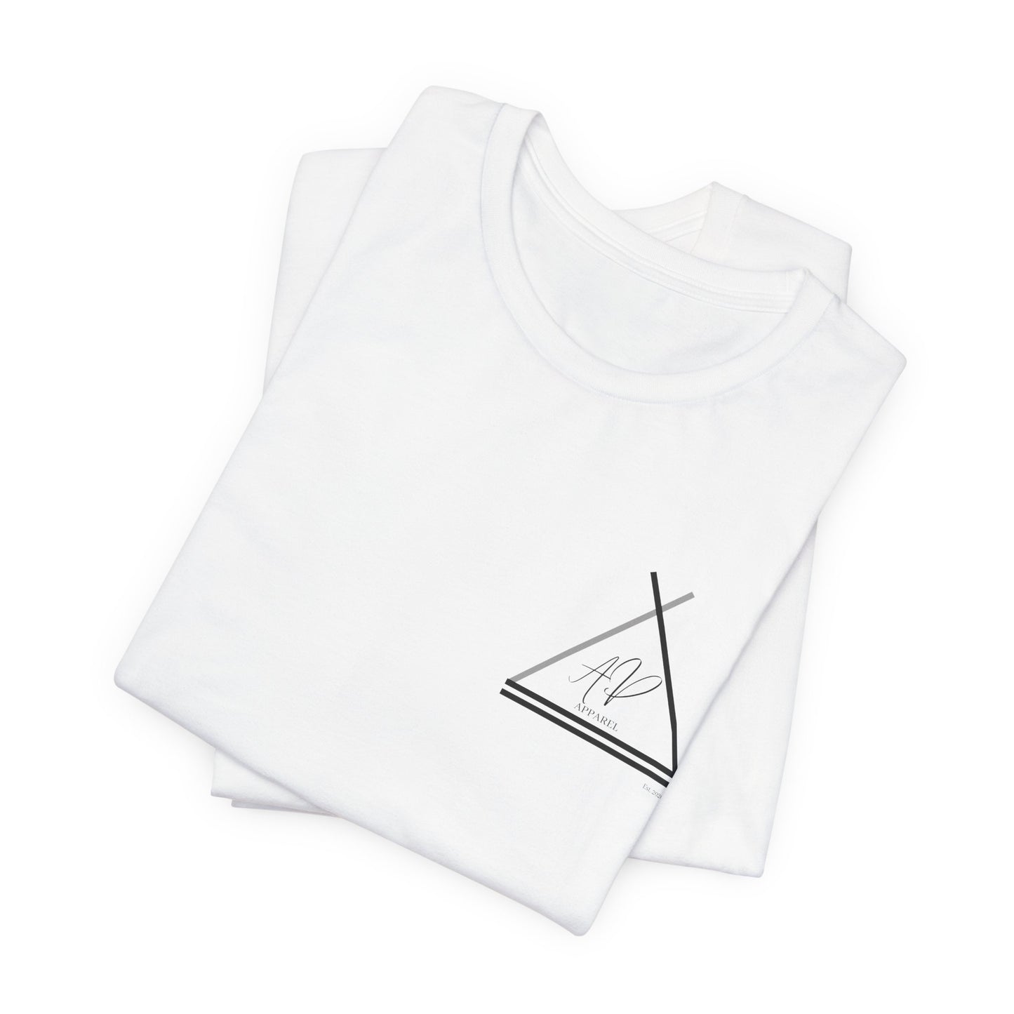 Minimalist Tee — Triangle Logo Graphic T-Shirt