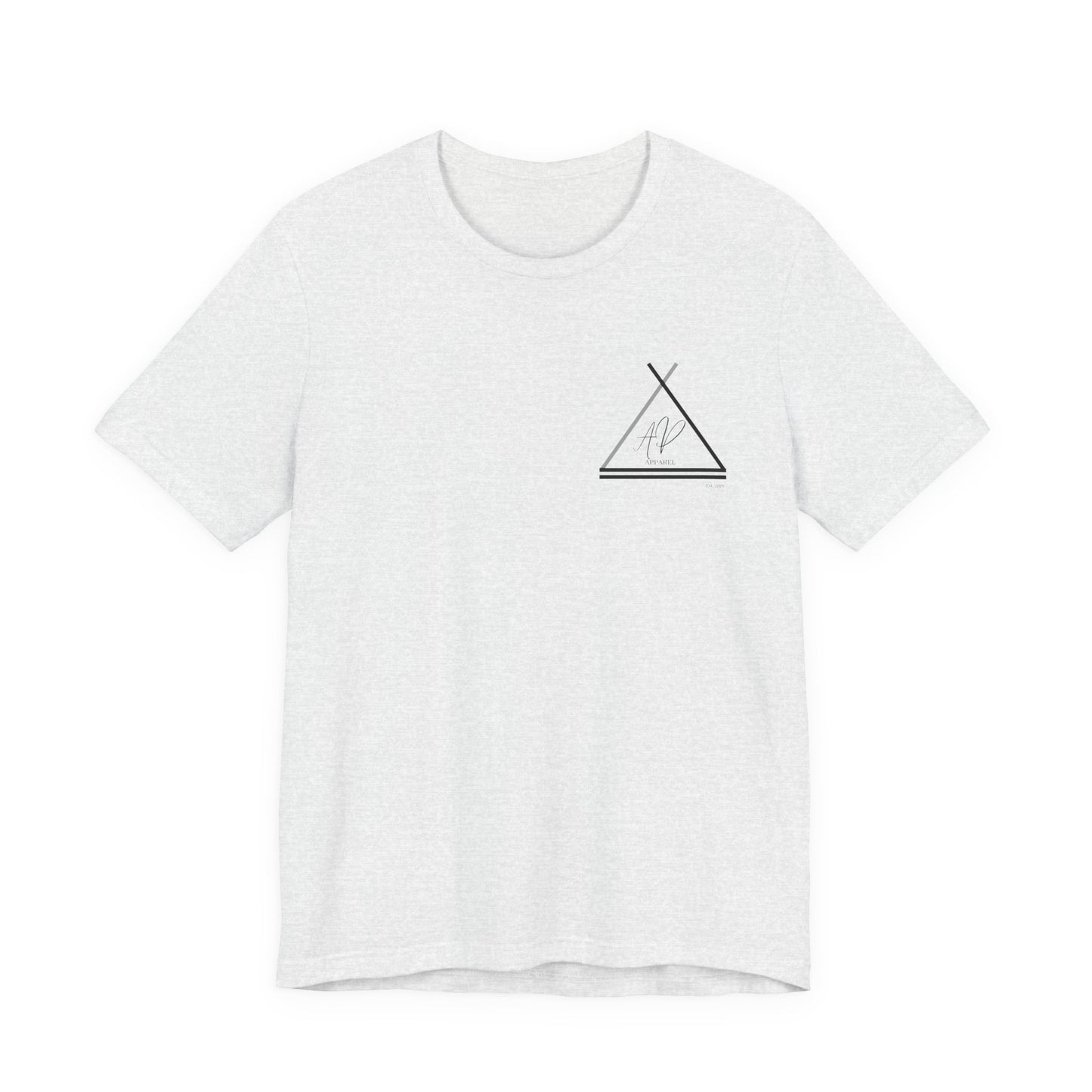 Minimalist Tee — Triangle Logo Graphic T-Shirt