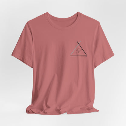 Minimalist Tee — Triangle Logo Graphic T-Shirt